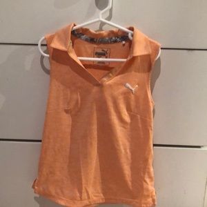 Small (7-8 Y) puma golf or tennis shirt